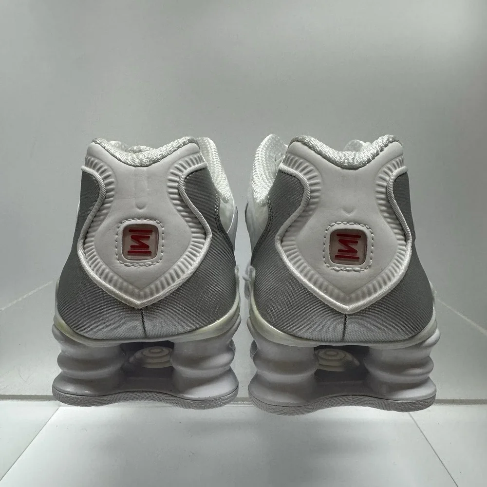 Brand New Nike Shox TL White Silver AV3595-100 Men's Size 8 / Women's Size 9.5